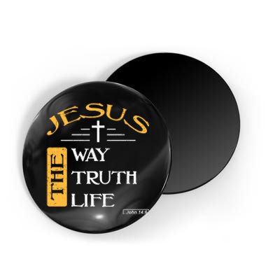 Jesus The Way Truth Life Christian Magnet