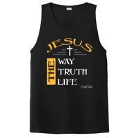 Jesus The Way Truth Life Christian PosiCharge Competitor Tank