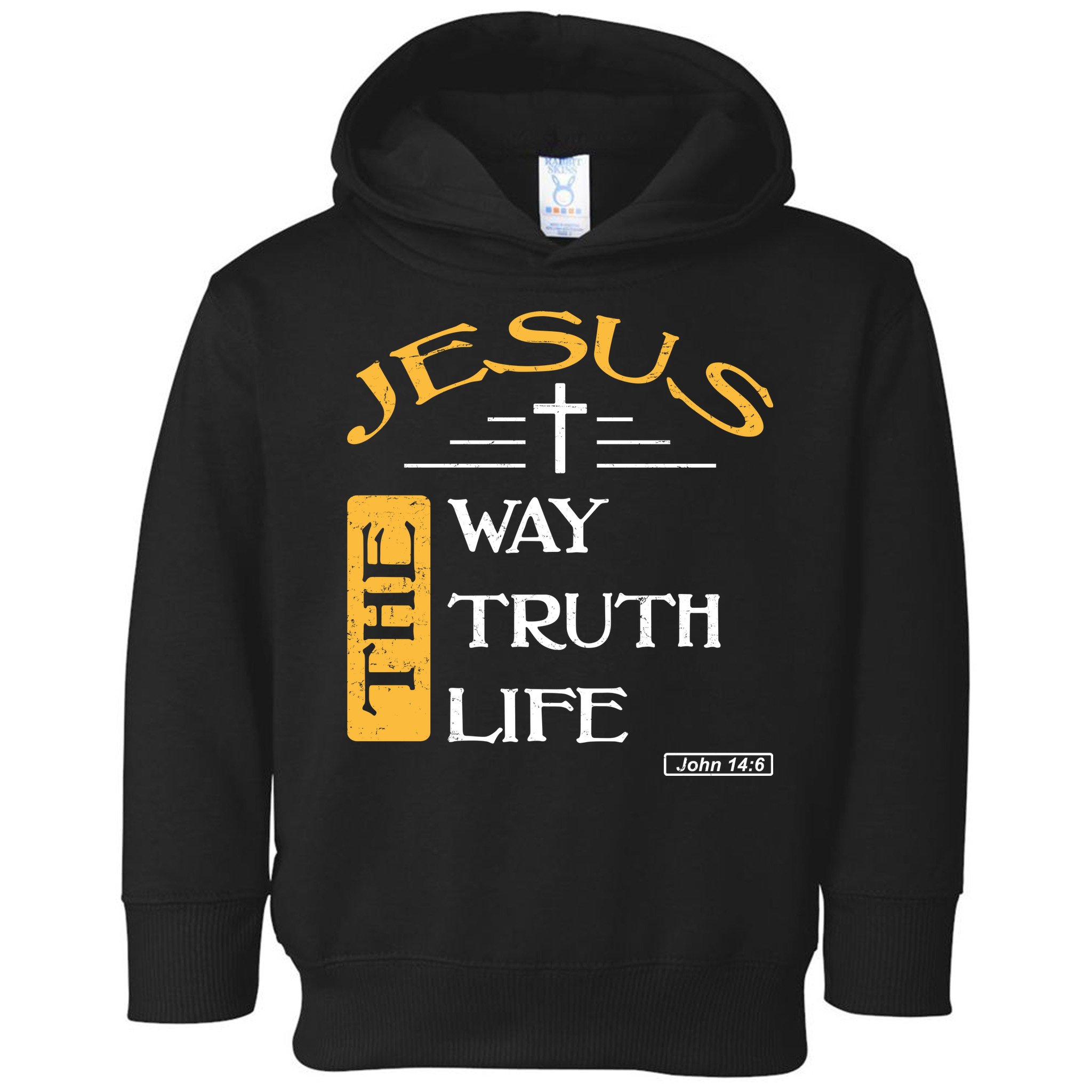 Jesus The Way Truth Life Christian Toddler Hoodie
