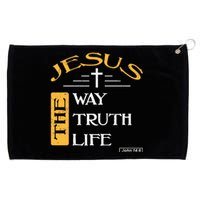 Jesus The Way Truth Life Christian Grommeted Golf Towel