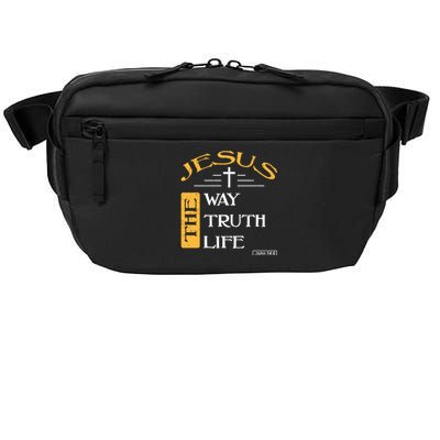 Jesus The Way Truth Life Christian Crossbody Pack