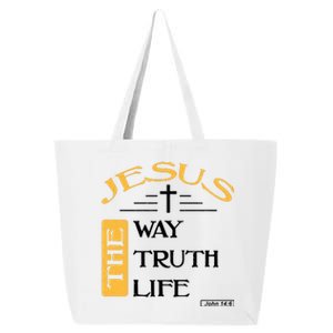 Jesus The Way Truth Life Christian 25L Jumbo Tote