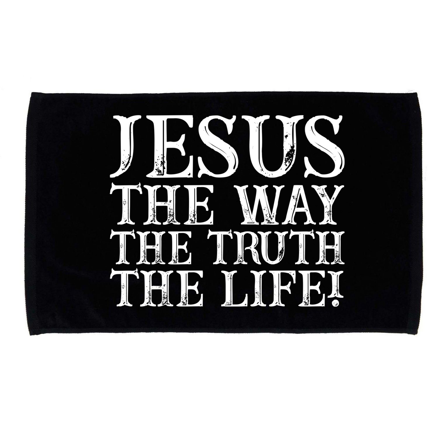 Jesus The Way The Truth The Life Vintage Microfiber Hand Towel