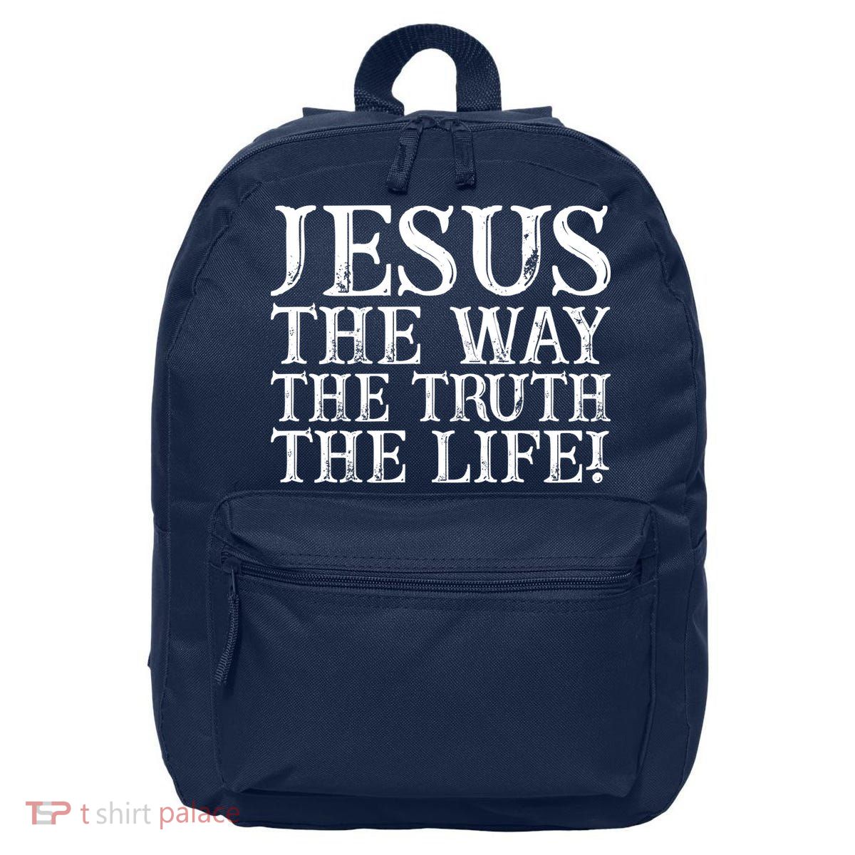 Jesus The Way The Truth The Life Vintage 16 in Basic Backpack