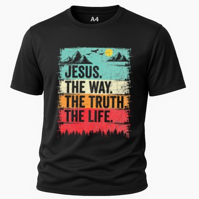 Jesus The Way Truth Life Christian Worship Performance Shirt