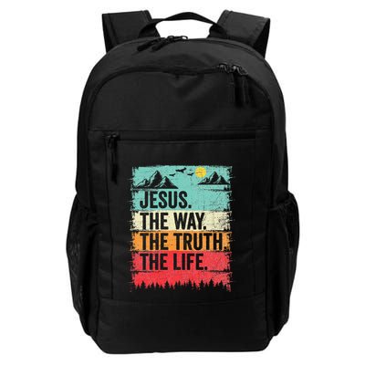 Jesus The Way Truth Life Christian Worship Backpack