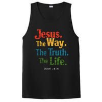 Jesus The Way Truth Life Women Christian PosiCharge Competitor Tank