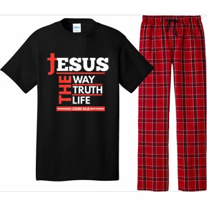 Jesus The Way Truth Life John 14:6 Christian Spiritual Pajama Set