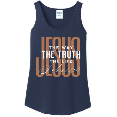 Jesus The Way The Truth And The Life Christian Gift Ladies Essential Tank