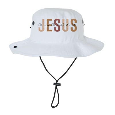 Jesus The Way Truth Life Bible Verse Christian Bucket Hat