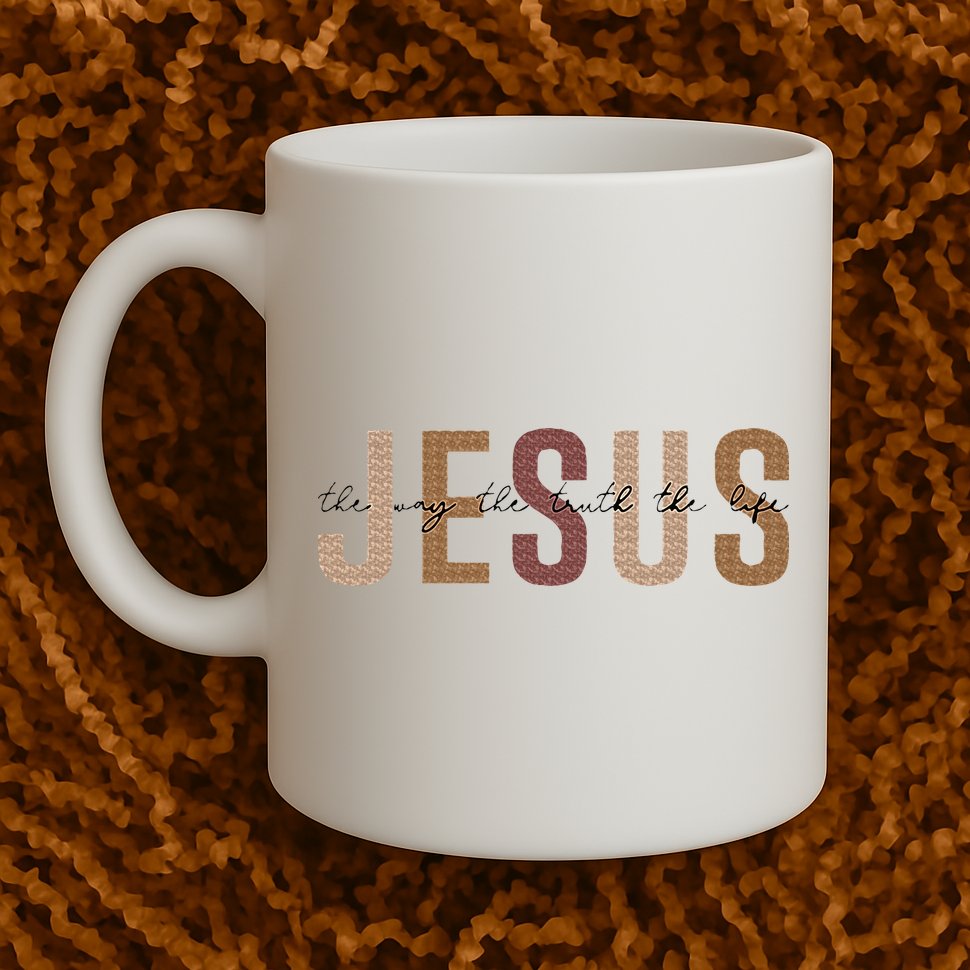 Jesus The Way Truth Life Bible Verse Christian Mug