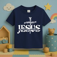 Jesus The Way The Truth The Life With 3 Nails Logo Toddler T-Shirt