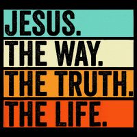 Jesus The Way Truth Life Bible Verse Christian Worship Gift Drawstring Bag