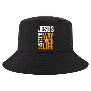 Jesus The Way Truth Life John 14:6 Cool Comfort Performance Bucket Hat