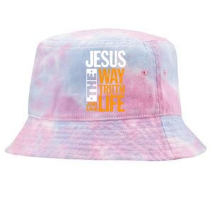 Jesus The Way Truth Life John 14:6 Tie-Dyed Bucket Hat