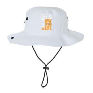 Jesus The Way Truth Life John 14:6 Legacy Cool Fit Booney Bucket Hat