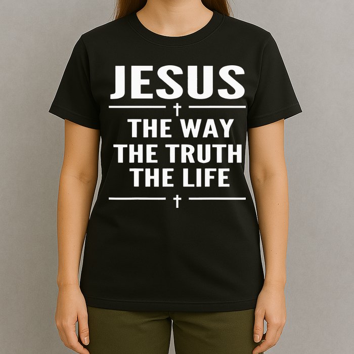 Jesus The Way Truth Life John 146 Christian Spiritual T-Shirt