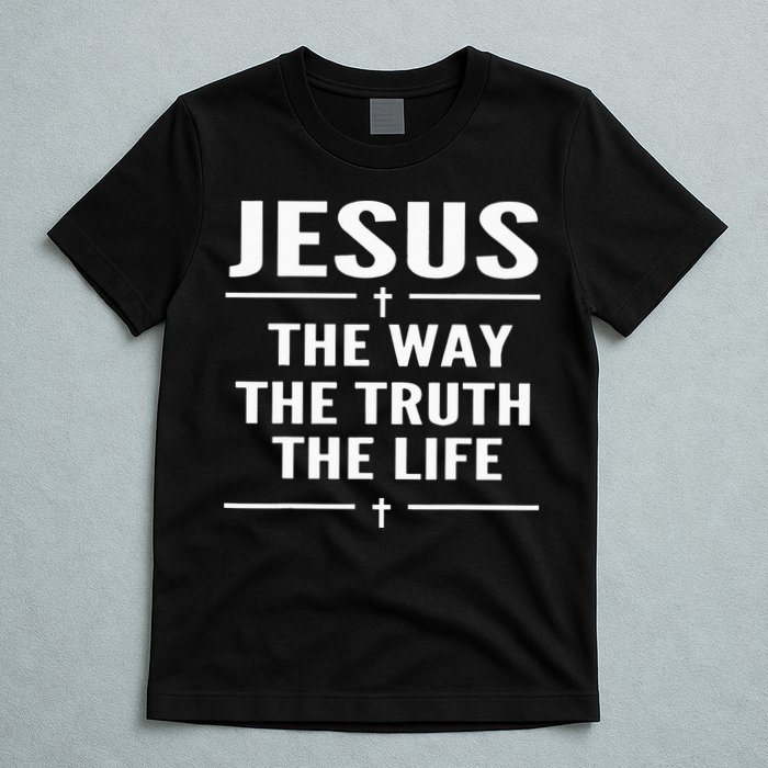 Jesus The Way Truth Life John 146 Christian Spiritual T-Shirt