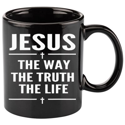 Jesus The Way Truth Life John 146 Christian Spiritual 11oz C Handle Ceramic Mug