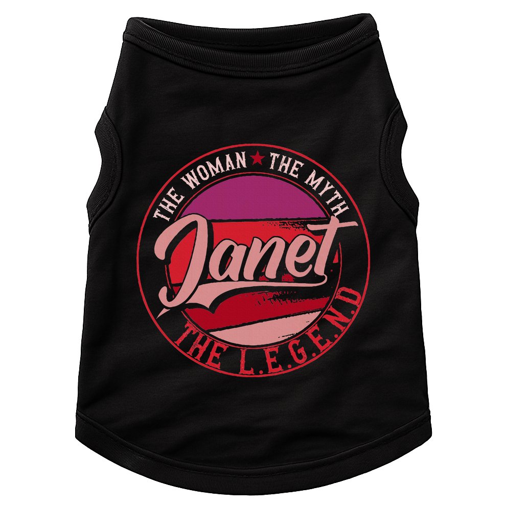 Janet The Woman The Myth The Legend Doggie Tank