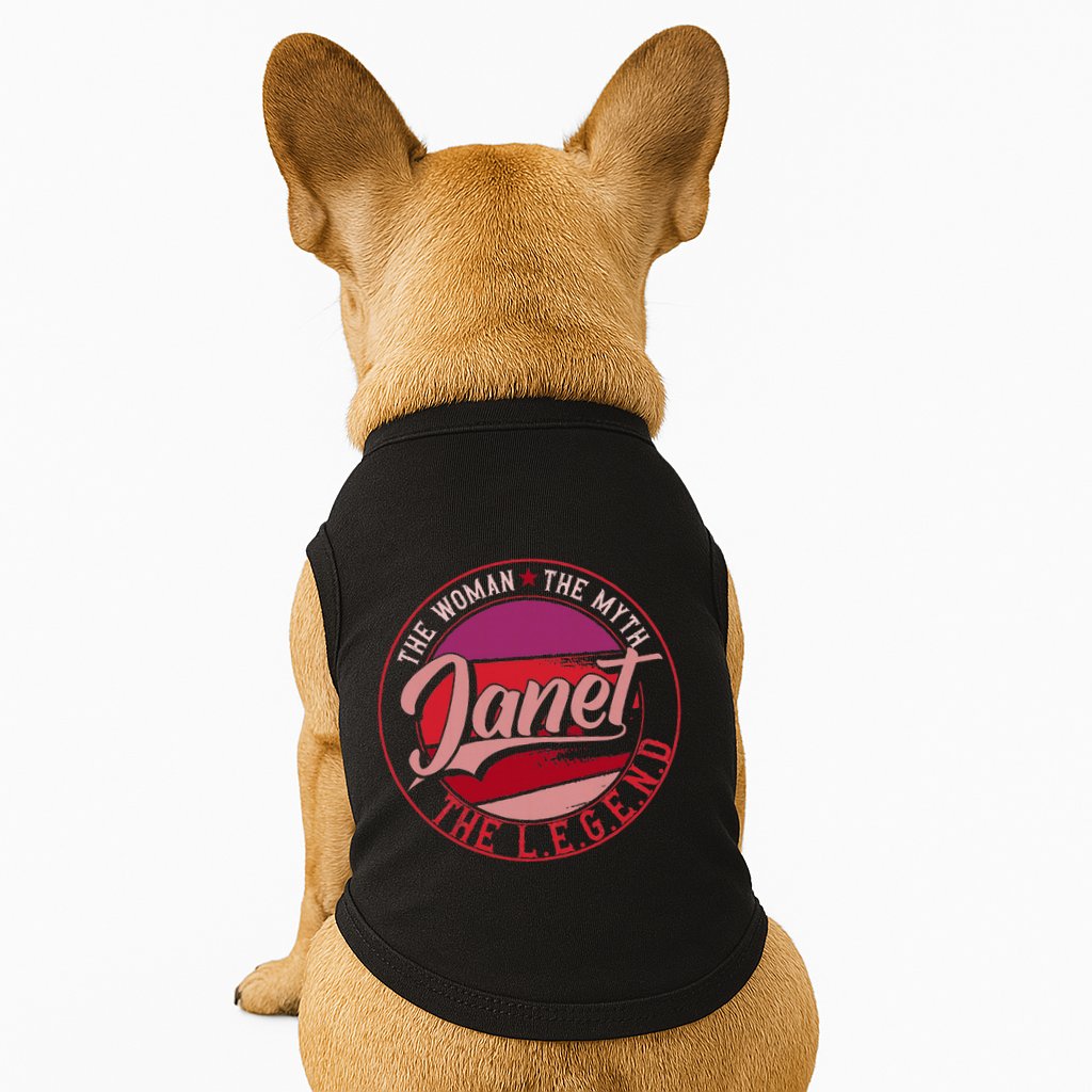 Janet The Woman The Myth The Legend Doggie Tank