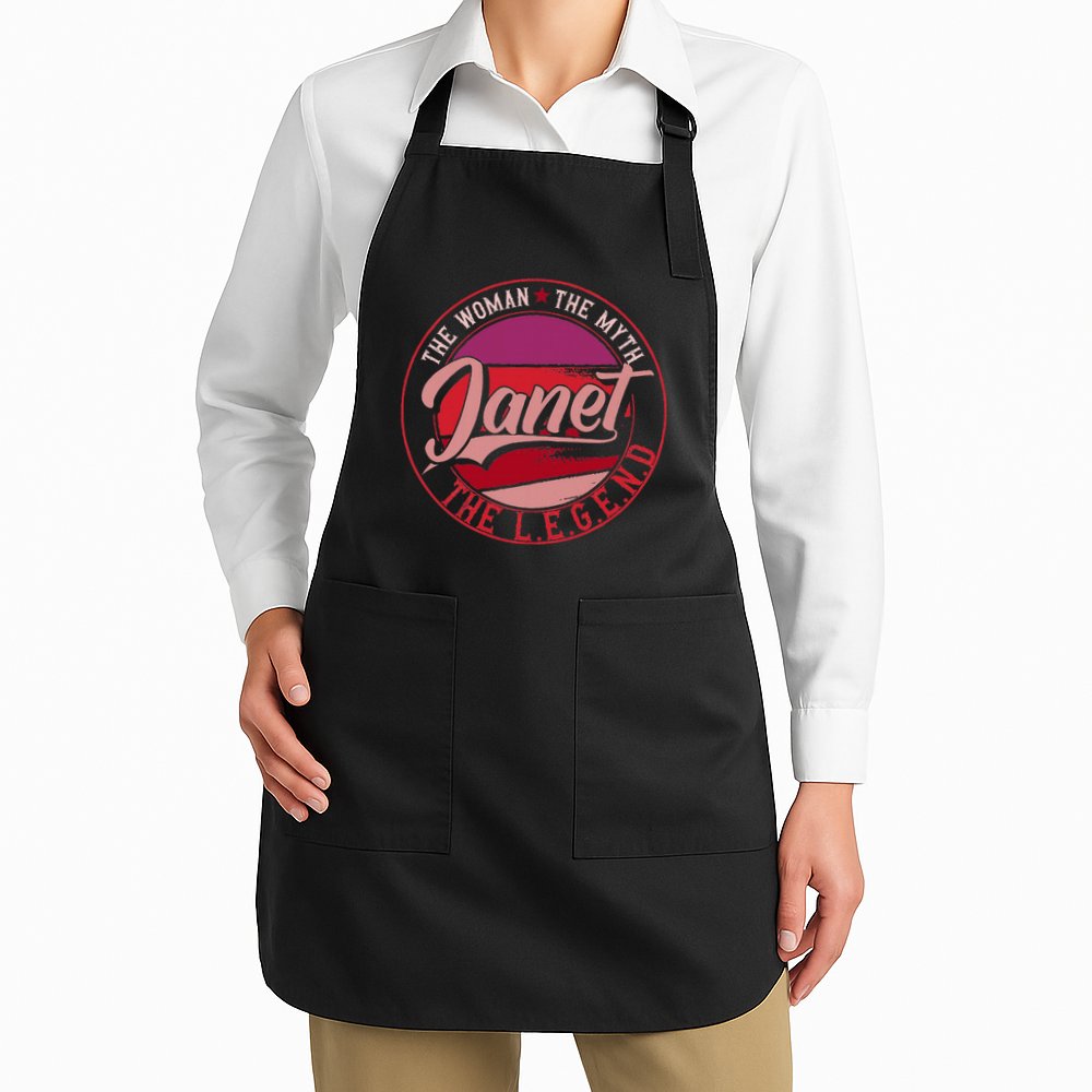 Janet The Woman The Myth The Legend Apron