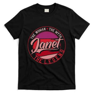 Janet The Woman The Myth The Legend T-Shirt