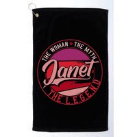 Janet The Woman The Myth The Legend Golf Towel