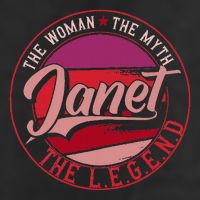 Janet The Woman The Myth The Legend Golf Towel