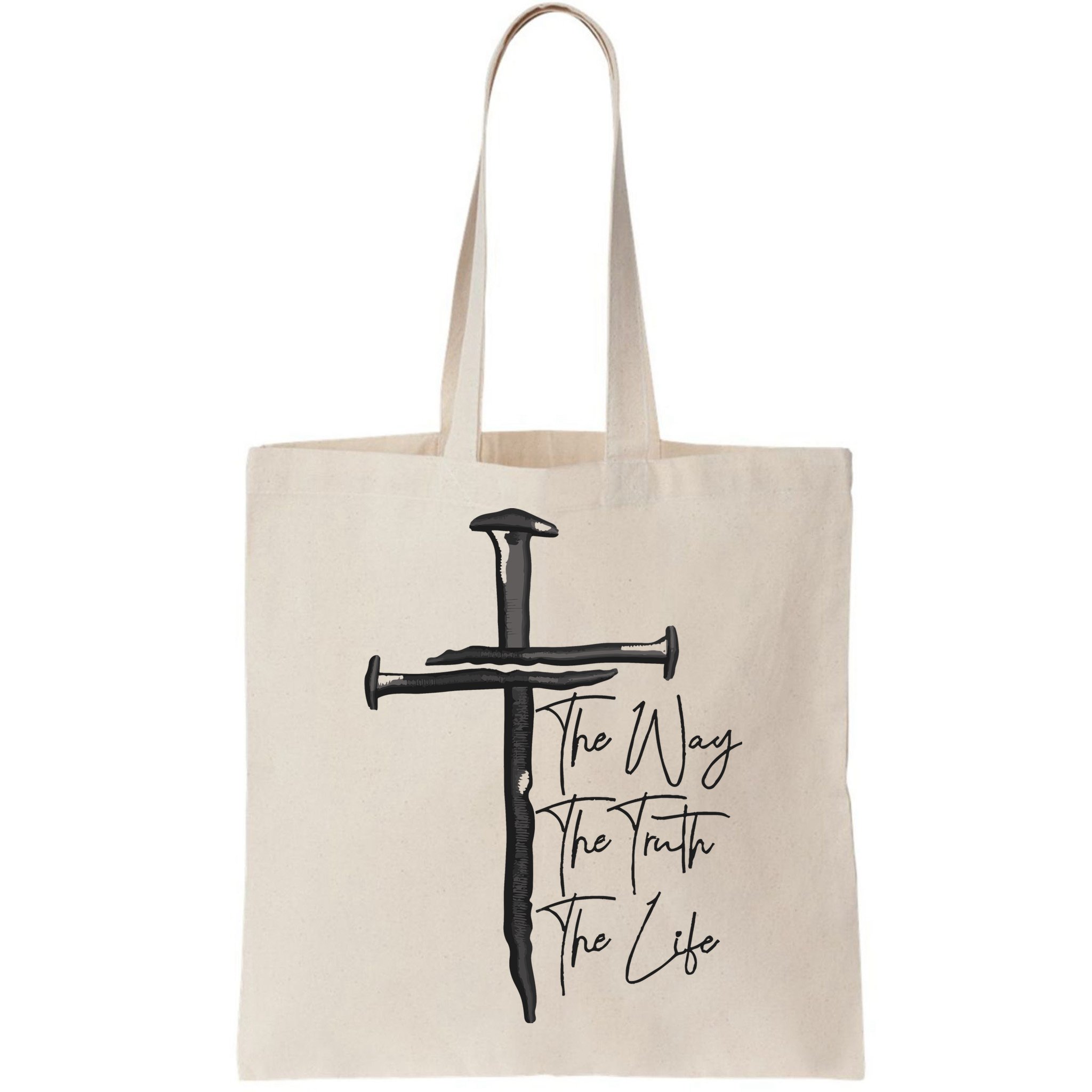 Jesus The Way The Truth The Life Machine Embroidery Jesus Christian Bag