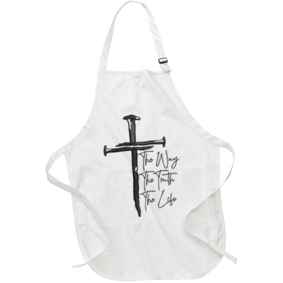 Jesus The Way The Truth The Life Machine Embroidery Jesus Christian Apron