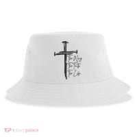 Jesus The Way The Truth The Life Machine Embroidery Jesus Christian Sustainable Bucket Hat