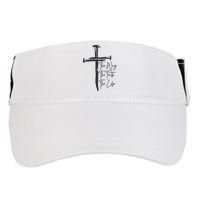 Jesus The Way The Truth The Life Machine Embroidery Jesus Christian Adult Drive Performance Visor