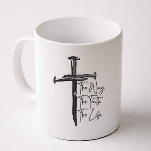 Jesus The Way The Truth The Life Machine Embroidery Jesus Christian Coffee Mug