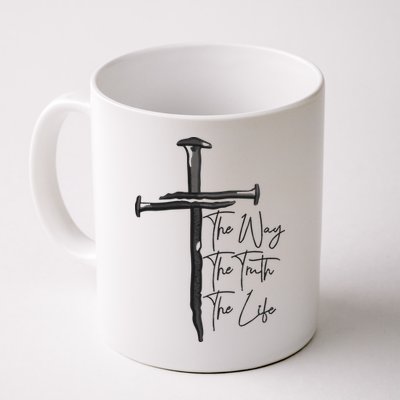 Jesus The Way The Truth The Life Machine Embroidery Jesus Christian Mug
