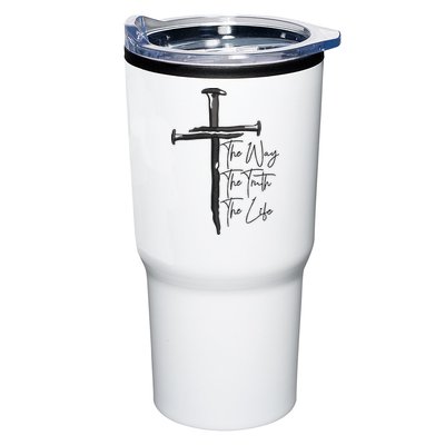 Jesus The Way The Truth The Life Machine Embroidery Jesus Christian Tumbler