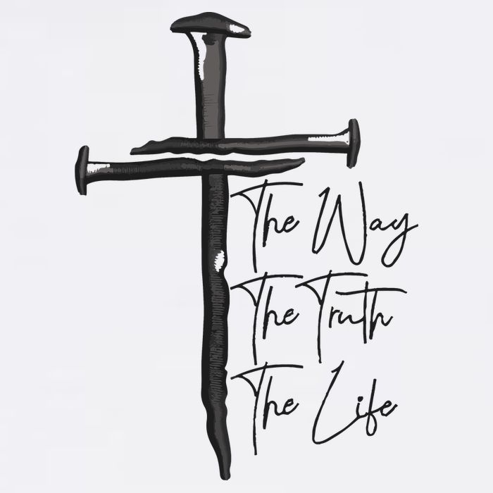 Jesus The Way The Truth The Life Machine Embroidery Jesus Christian Magnet