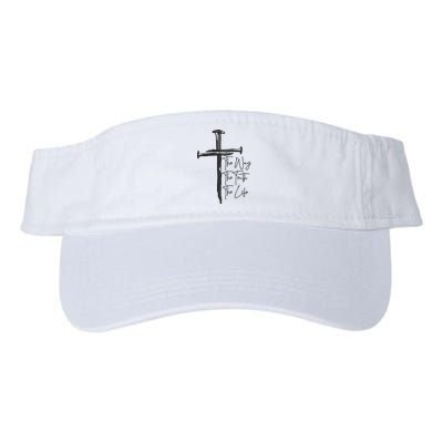 Jesus The Way The Truth The Life Machine Embroidery Jesus Christian Visor