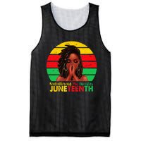 Juneteenth T Women Locd Hair Remebering My Ancestors Mesh Reversible Basketball Jersey Tank