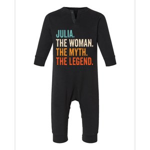 Julia The Woman The Myth The Legend First Name Julia Infant Fleece One Piece