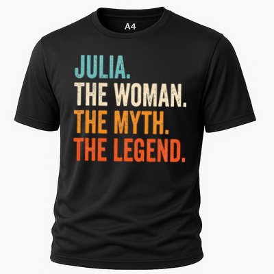 Julia The Woman The Myth The Legend First Name Julia Performance Shirt