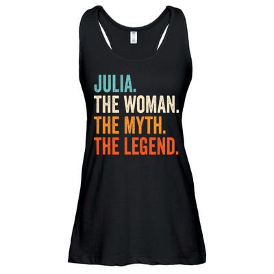 Julia The Woman The Myth The Legend First Name Julia Ladies Essential Flowy Tank