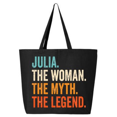 Julia The Woman The Myth The Legend First Name Julia 25L Jumbo Tote