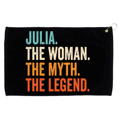 Julia The Woman The Myth The Legend First Name Julia Grommeted Golf Towel