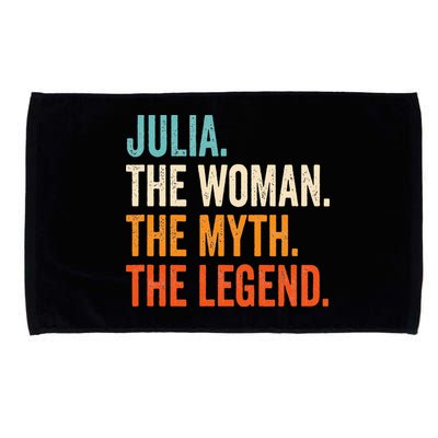 Julia The Woman The Myth The Legend First Name Julia Microfiber Hand Towel