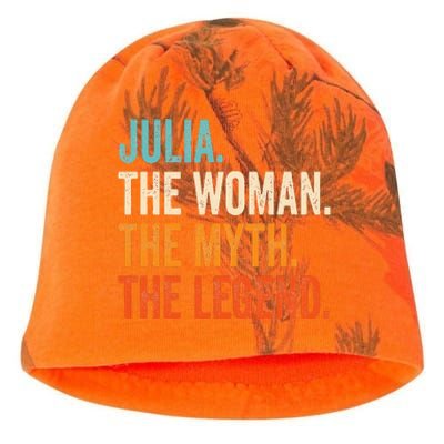 Julia The Woman The Myth The Legend First Name Julia Kati - Camo Knit Beanie