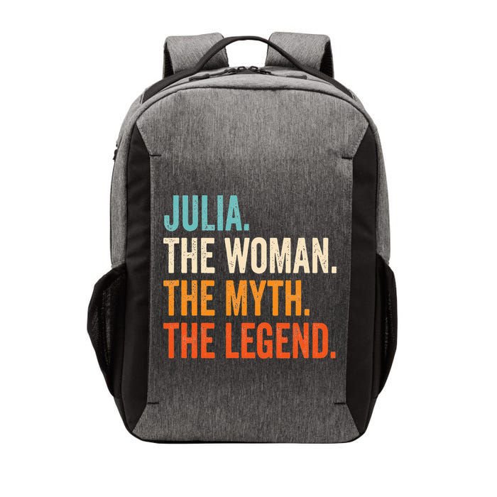 Julia The Woman The Myth The Legend First Name Julia Vector Backpack