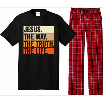 Jesus The Way Truth Life Christian Worship Bible Preacher Pajama Set