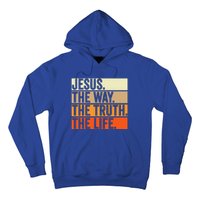 Jesus The Way Truth Life Christian Worship Bible Preacher Hoodie