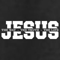 Jesus The Way The Truth The Life Christian Bible Verse Garment-Dyed Heavyweight T-Shirt